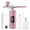 Digital display pink set + cleaning brush, variant on Air compressor kit, electric spray gun, paintbrush, coloring for beauty nails, painting, spraying, oxygen injection device