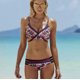 thumbnail image 2 of Cismea - Bikini de Tanga para Mujer, Traje de BañO con Estampado de Leopardo, Sexy Bikini Triangular de 2 Piezas（Morado） Cismea bañador, 2 of 3