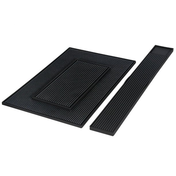NonSlip Bar Mat Rubber Bar Service Spill Mat Rubber Runner Glass Drip