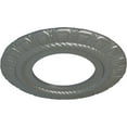 thumbnail image 3 of Ekena Millwork 9"OD x 4 1/2"ID x 1/2"P Claremont Ceiling Medallion (Fits Canopies up to 5 5/8"), Hand-Painted Silver, 3 of 7