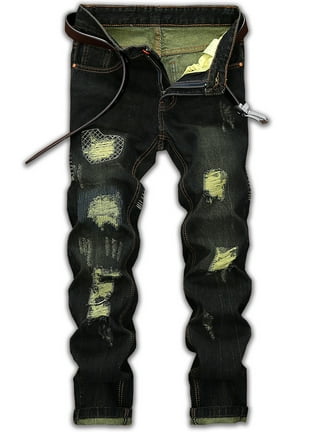 Mens Slim Ripped Jeans