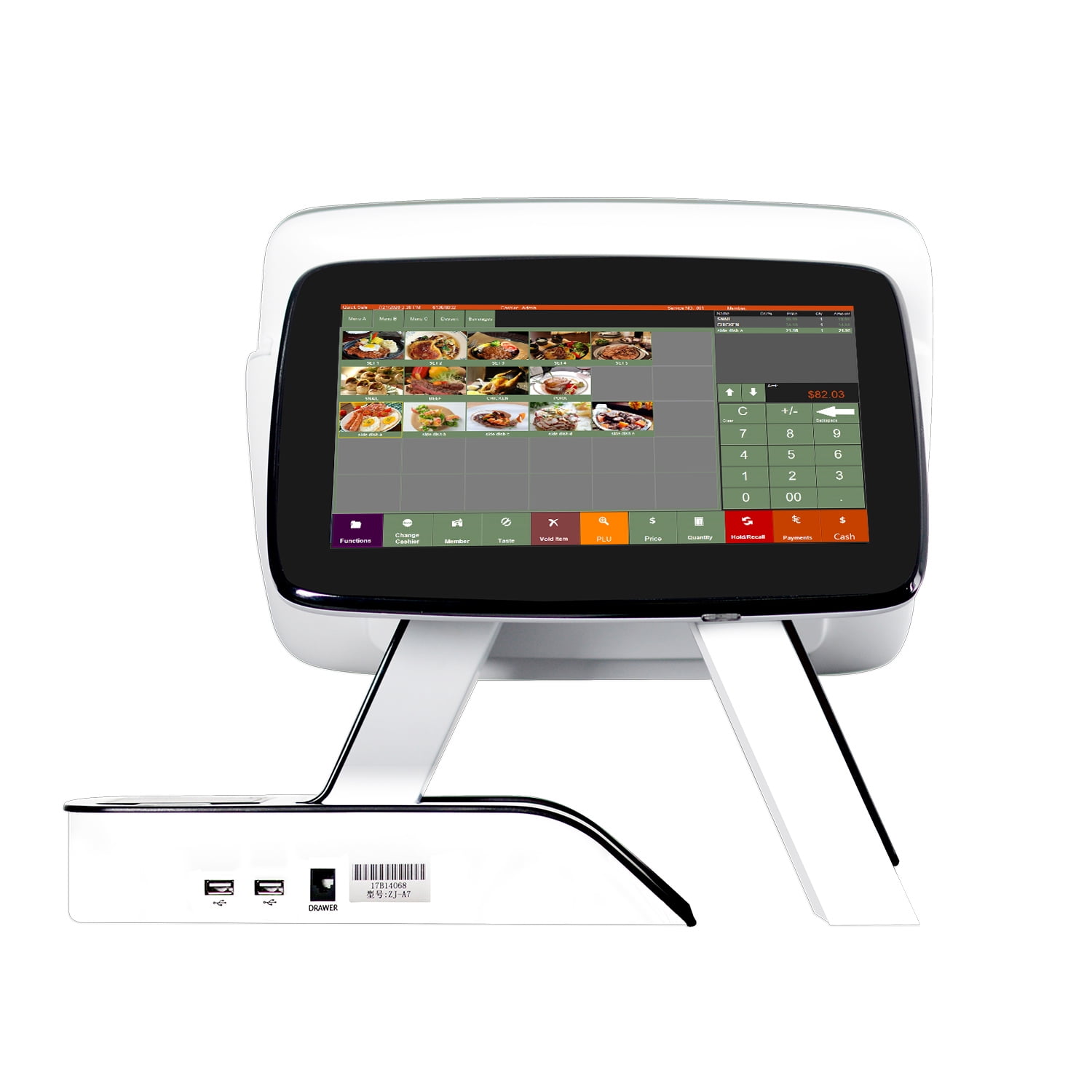 POS System for Restaurants Bars Pizza Food Touch Screen Register with Software (No Monthly Fees)