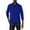 Blue, variant on JTieacloth Mens Button Closure T Shirt Men Fashion Spring Summer Casual Long Sleeve Turndown Neck Solid T Shirts Top Blouse Blue L