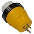 thumbnail image 2 of HQRP RV Electrical Locking Adapter 15A Male to 50A Female Twist Lock Power Cord Plug Connector + UV Meter, 2 of 4