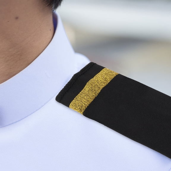 LOLIPPYY 1 Pair Aviation Costume Fashion Shoulder Epaulets Sleek Design for Pilots and Aviation Professionals Multi