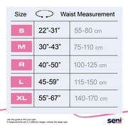 Seni Super Quatro Adult Incontinence Brief S Heavy Absorbency Breathable / Overnight, S-SM12-BQ1, Severe, 48 Ct