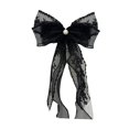 thumbnail image 4 of CoudarTitie Curtain Holdback Curtain Tieback Accessories,Decorative Drapery Tieback Lace Bow Black, 4 of 9