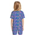 thumbnail image 3 of JUNZAN Colorful Mushrooms for Boys Girls Pajama Sets Toddler Sleepwear Summer Jammies 2pcs PJs, 3 of 7