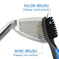 thumbnail image 3 of Golf Club Groove Brush Portable Double Sided Golf Putter Wedge Brush Retractable Keychain Design, Orange Workhe, 3 of 3