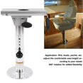 thumbnail image 3 of Pedestal del Asiento, Aleación de Aluminio 330-480 mm de Ancho Altura de Aplicacia Pedestal de Asiento Ajustable Con Riel Deslizante Para El Barco, 3 of 7