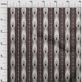 thumbnail image 2 of oneOone Georgette Viscose Fabric Stripe & Geometric Ikat Printed Fabric 1 Yard 42 Inch Wide, 2 of 4