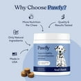 thumbnail image 2 of Pawfy Anal Gland Relief Chews | Stops Scooting | Stool Problems | Odors | with Fibre & Probiotics, 2 of 7