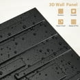 thumbnail image 5 of FLOLEOPA 20-Piece Geometric Texture Pattern Interior Wall Decoration Decorative Wall Panels, 11.8 x 11.8 x 2.7 in, 20 Pack, 5 of 7