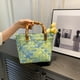 thumbnail image 3 of Bolso de mano para mujer, bolsos de paja, bolso de mano de verano, bolso grande de playa tejido (verde) Tmvgtek Para Estrenar, 3 of 6