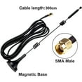 thumbnail image 4 of Lefu Externe 12dBi Double Bande 2.4G/5.8GHz WiFi Antenne SMA Base Magnétique Mâle, 4 of 9