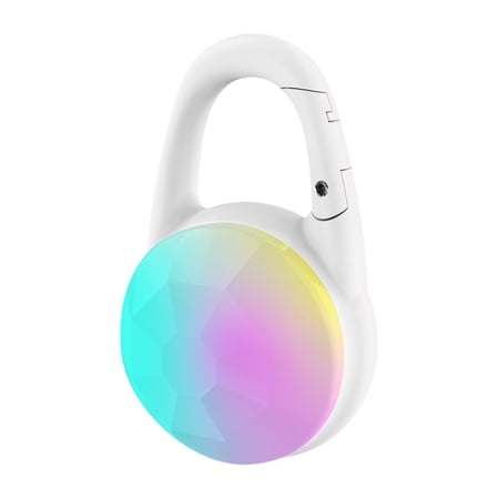 Rechargeable LED Pet Collar Light with 4 Modes Colorful Glow Pendant for Night Walking Colour as Pictured