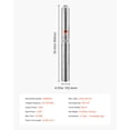 thumbnail image 4 of VEVOR Deep Well Submersible Pump,1.5 HP Output Power, 115V, 31.7 GPM Flow 276 ft Head, with 32.81 ft Cord, Stainless Steel Water Pump, for Industrial, Irrigation, and Home Use, IP68 Waterproof Grade, 4 of 10