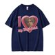 thumbnail image 4 of Camiseta con estampado de I Love My Boyfriend para hombre y mujer, camisa con estampado de León S Kennedy, Harajuku, moderna, 100% de algodón, de gran tamaño, 4 of 5