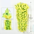 thumbnail image 2 of D-594 Yellow Wall Decor Simulation Rose Artificial Flower 80Cm For Garden Home Indoor Use #75d71, 2 of 8