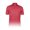 Red, variant on Monterey Club Men's Aero Emboss Texture Solid Tailored Collar Golf Polo Shirt #3635
