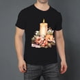 thumbnail image 2 of Men Oversize T-ShirtFlowers (19) Summer Casual Short Sleeve Crew Neck Loose Tee Tops XS-5XL, 2 of 5