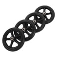 thumbnail image 4 of Minkissy Roues Universelles pour Fauteuil Roulant Noir PVC Résistant à l'Usure 4 Pcs, 4 of 7