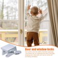 thumbnail image 3 of ZOUSSIQI Sliding Window Locks - Window Stopper Door Locks | Adjustable Window Locks | Sliding Window Locks Stoppers | Sliding Window Stopper Slide | Security Locks for Horizontal Sliding | CJCA-58517, 3 of 9