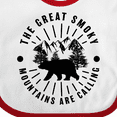 thumbnail image 4 of Inktastic The Great Smoky Mountains Are Calling Boys or Girls Baby Bib, 4 of 4