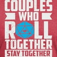 thumbnail image 3 of CafePress - Couples Who Roll Together, Stay Together V T Shirt - Mens Tri-blend T-Shirt, 3 of 4