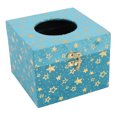 thumbnail image 1 of Tapa De Caja De Pañuelos Con Patrón De Estrella De Pelusa De Madera, Recipiente Decorativo Para Servilletas Y Toallas Para Mesa, Tamaño Perfecto, Regalo Perfecto, Uso Amplio, 1 of 7