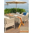 thumbnail image 4 of Outdoor Tablecloth with Umbrella Hole and Zipper, Fall Rectangle Table Cloth 60x84 Inch Waterproof Tablecloth, Thanksgiving Orange Pumpkin Maple Leaves Rustic Picnic Table Cover for Patio Camping, 4 of 7