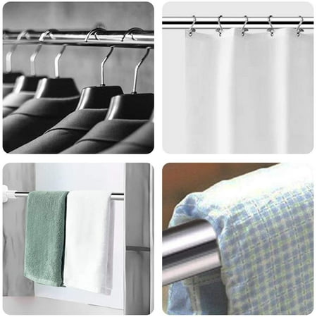 The Telescopic Shower Curtain Rod Is Fixed No Drilling Triangle Structure Adjustable Tension Without Perforated Clothes Drying 132 150 Cm Canada The Telescopic Shower Curtain Rod Is, Telescoping Shower Curtain Rod