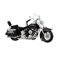 thumbnail image 3 of Metal tres ruedas motocicleta estatuilla estatua retro artesanía colección decoración para regalo de cumpleaños estante novio Niños hombres plata y negro, 3 of 8