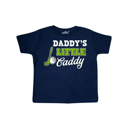 

Inktastic Daddy s Little Caddy with Golf Club and Ball Gift Toddler Boy or Toddler Girl T-Shirt
