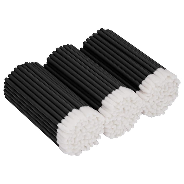 300 PCS Pincel de Labios, Aplicadores de Maquillaje Desechables, Pincel de Brillo de Labios Varitas Aplicadoras de Lápiz Labial, Kits de Herramientas de Maquillaje Multicolor Cosmético de Lápiz