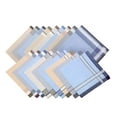 thumbnail image 4 of Segolike Cloth Men Handkerchiefs Pocket Square Hankies Premium Gifts 16inch Bandanas Kerchief Hanky for Male, Gentlemen, Friends, Weddings, Celebration Style I 18Pcs Random, 4 of 8