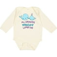 thumbnail image 3 of Inktastic My Gramps Whale-y Loves Me Boys or Girls Long Sleeve Baby Bodysuit, 3 of 5