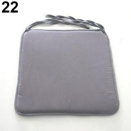 

XHAO Soft Polka Dot Solid Seat Pad Travel Home Office Decor Tie On Chair Cushion