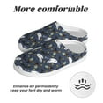 thumbnail image 6 of Disketp Halloween A Women's Men's Slippers Plush Slip-On House Slipper for Winter Indoor Soft Cushion Non-slip Fluffy Slides Slippers-13, 6 of 7