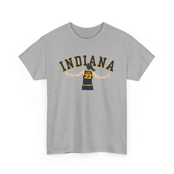 2024 Indiana Caitlin Clark 22 for Women's basketball fans Unisex Cotton Tee