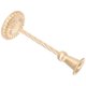 thumbnail image 1 of Golden Iron Candle Stand for Decor Creates Warm Atmosphere Suitable for Desk or Floor 6.3 Inches, 1 of 5