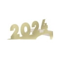 thumbnail image 4 of 2024 Novelty Party Glasses Foil Paper Graduation Gold Silver, Unique,  4 ct, 4 of 5