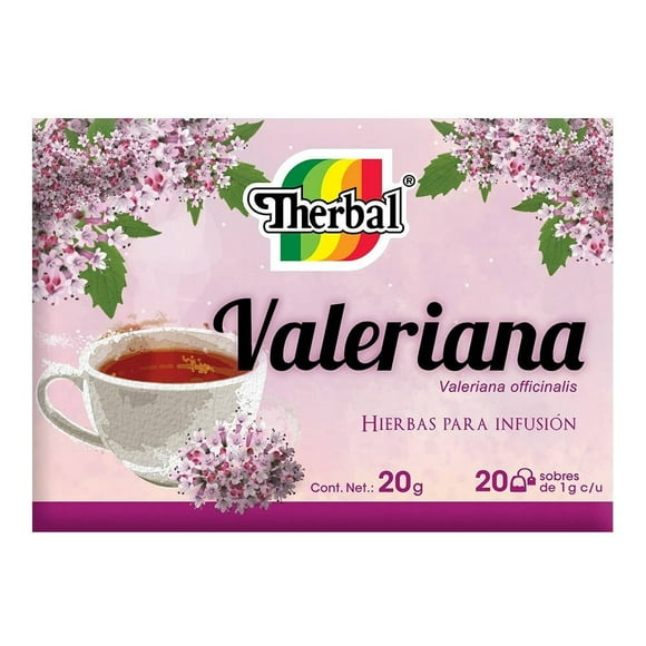 Hierbas para infusión Therbal valeriana 20 sobres de 1 g c/u