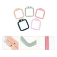 thumbnail image 3 of SWETRACE Embroidery Hoops Plastic for Hand Embroidery 5Pcs 3.9x3.7in, 3 of 11