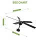thumbnail image 2 of Yeshouse ventilador de techo de 52" con luz LED y control remoto, 3 temperaturas de color, motor DC reversible y silencioso, bajo consumo, acabado negro mate, ideal para dormitorio, sala o comedor, 2 of 7
