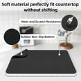 thumbnail image 4 of Kitchen Dish Drying Mat for Kitchen Counter 16"x18", Diatomite Coffee Mat Anti-slip Rubber Backed, Black, 4 of 17