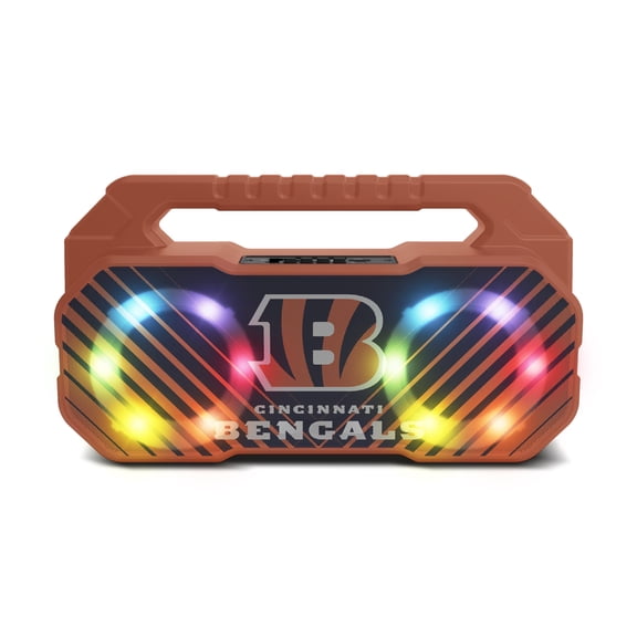 SOAR NFL Wireless Boombox Speaker with FM Radio-Cincinnati Bengals