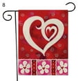 thumbnail image 1 of Heart-shape Printing Double Sided Flag Sign Banner Valentines Day Party Decor - Jxlgv, 1 of 5