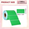 thumbnail image 2 of 1000 Pcs Thermal Labels, 2x3.94 Inch Thermal Printer Labels Stickers Self Adhesive Tags Rectangle Paper Roll Small for Printer Shipping Label Mailing UPS Barcode Address, Green, 2 of 6