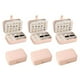 thumbnail image 1 of 6Pcs Joyero de Viaje Portatil, Joyero Pequeño, Alhajero de Organización con 2 Compartimientos Separados, Organizador de Joyeria para Impermeable de Cuero, Interior de Terciopelo (Rosa), 1 of 9